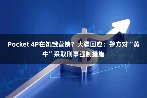 Pocket 4P在饥饿营销？大疆回应：警方对“黄牛”采取刑事强制措施